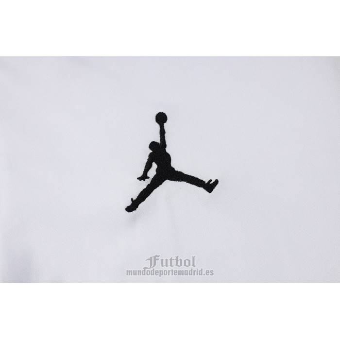 Chandal del Paris Saint-Germain Jordan Manga Corta 2024-2025 Blanco - Pantalon Corto